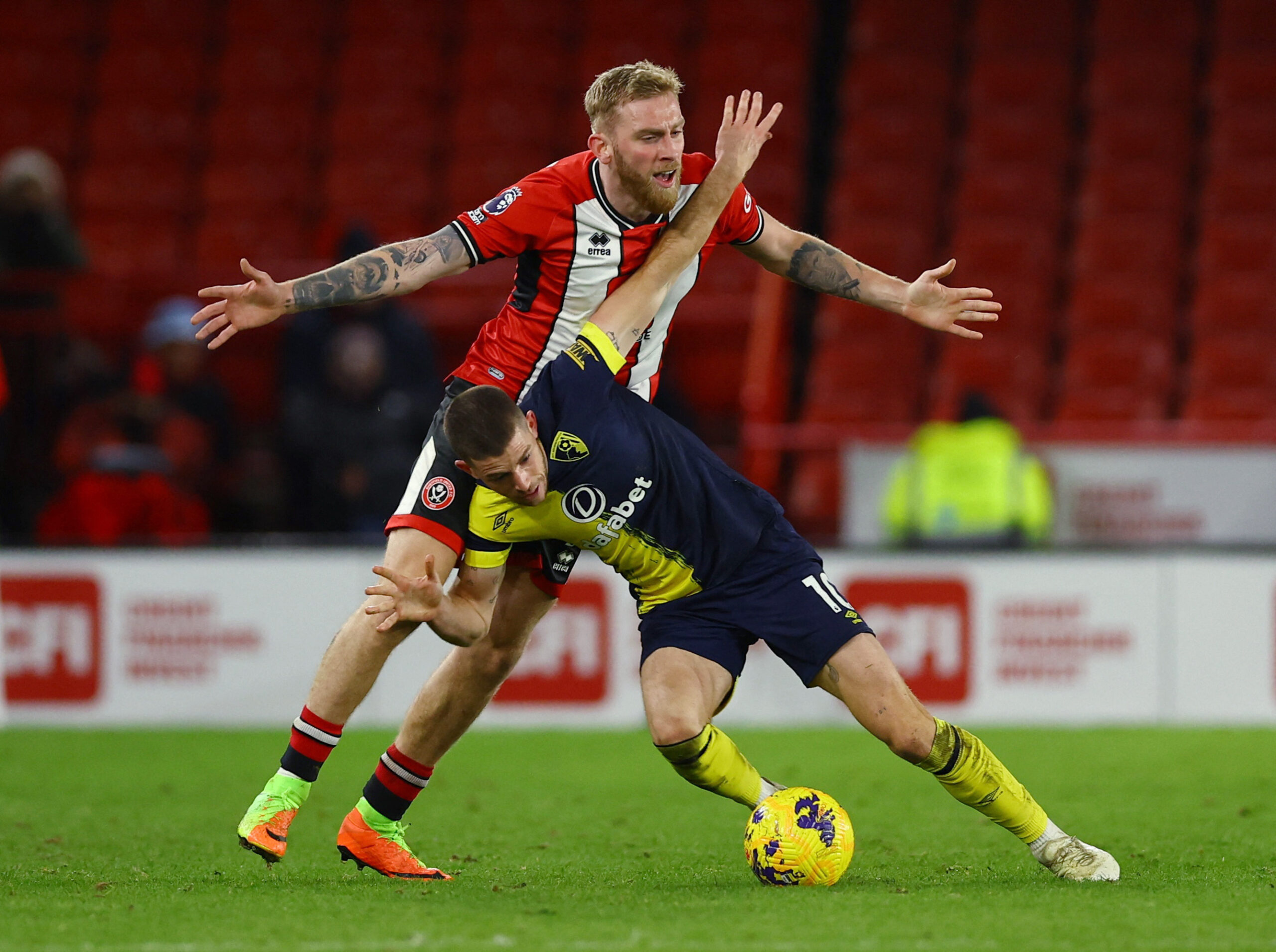 Sheffield United vs AFC Bournemouth (22:00 – 25/11) | Xem lại trận đấu