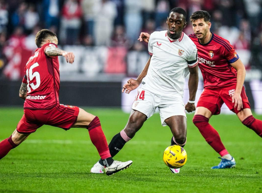 Sevilla vs Osasuna (00:30 – 29/01) | Xem lại trận đấu