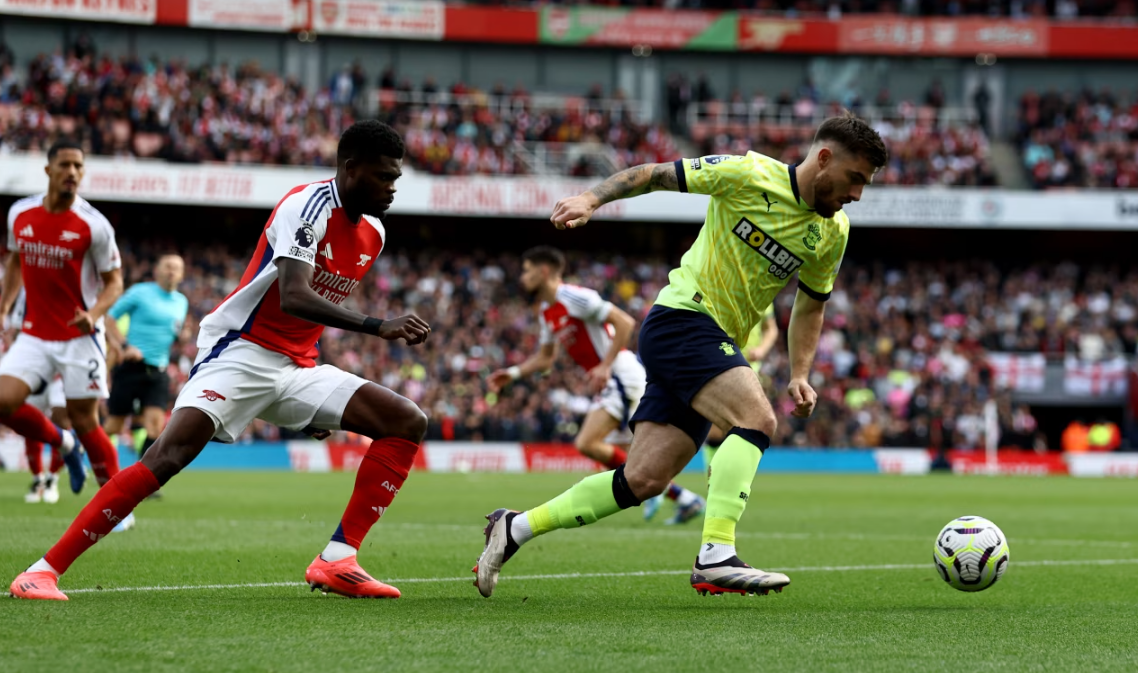 Arsenal vs Southampton (21:00 – 05/10) | Xem lại trận đấu